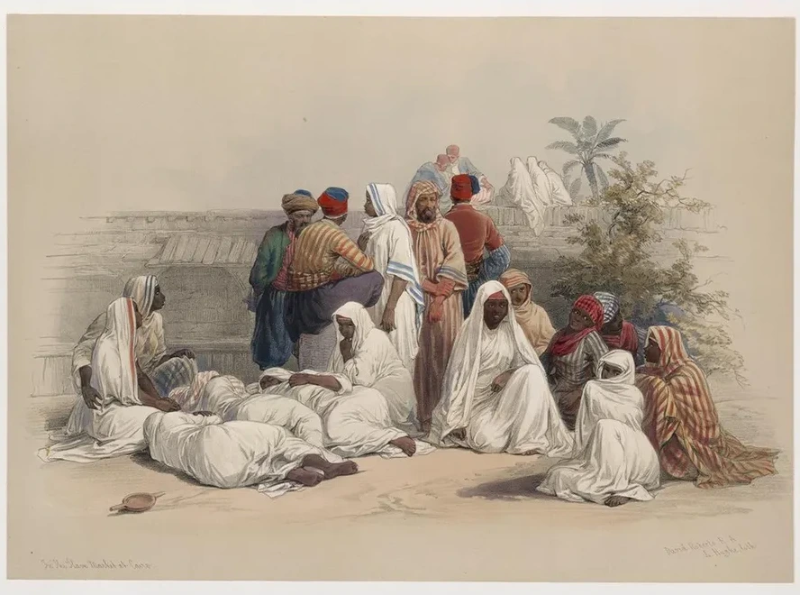 In the Slave Market at Cairo
