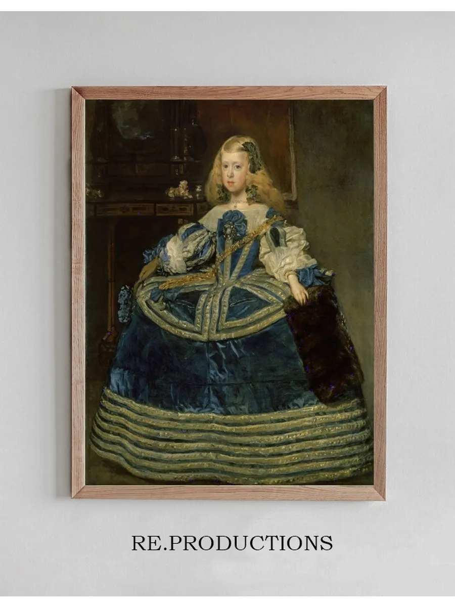 Infanta Margarita Teresa in a Blue Dress