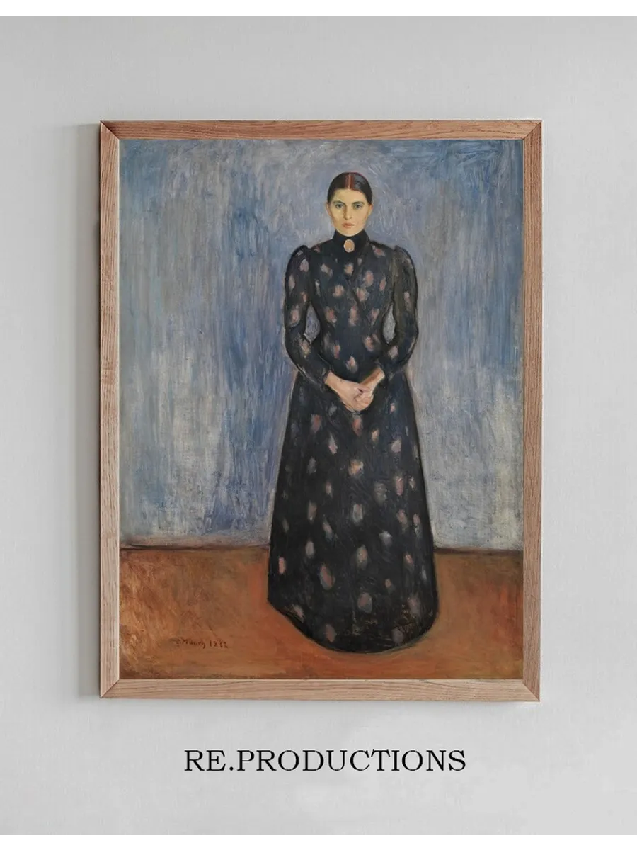 Inger in Black and Violet
