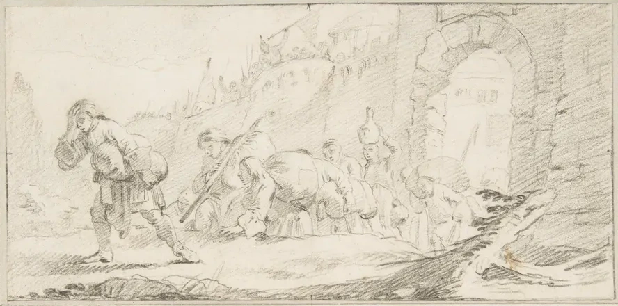 Inhabitants Leaving a Conquered City
