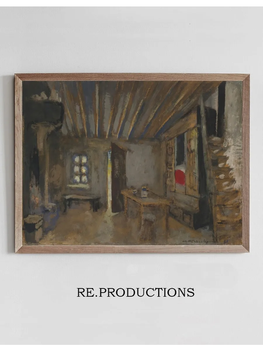 Int rieur D auberge, Maquette De D cor Pour la L preuse