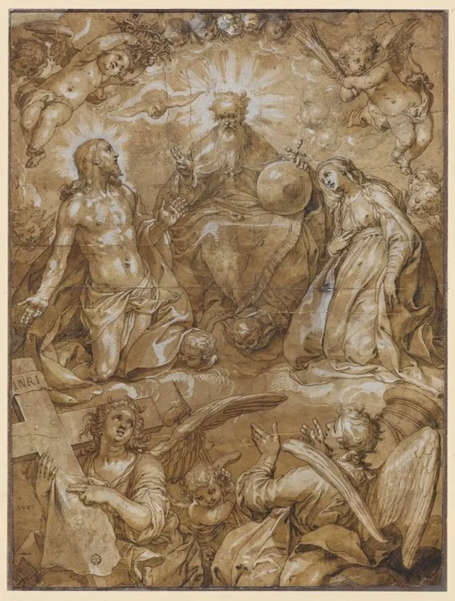 Intercession of Christ and Mary Before God the Father