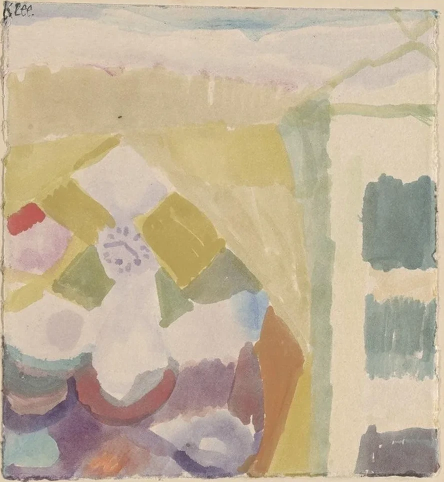 Interieur Mit Der Uhr (interior with the Clock)