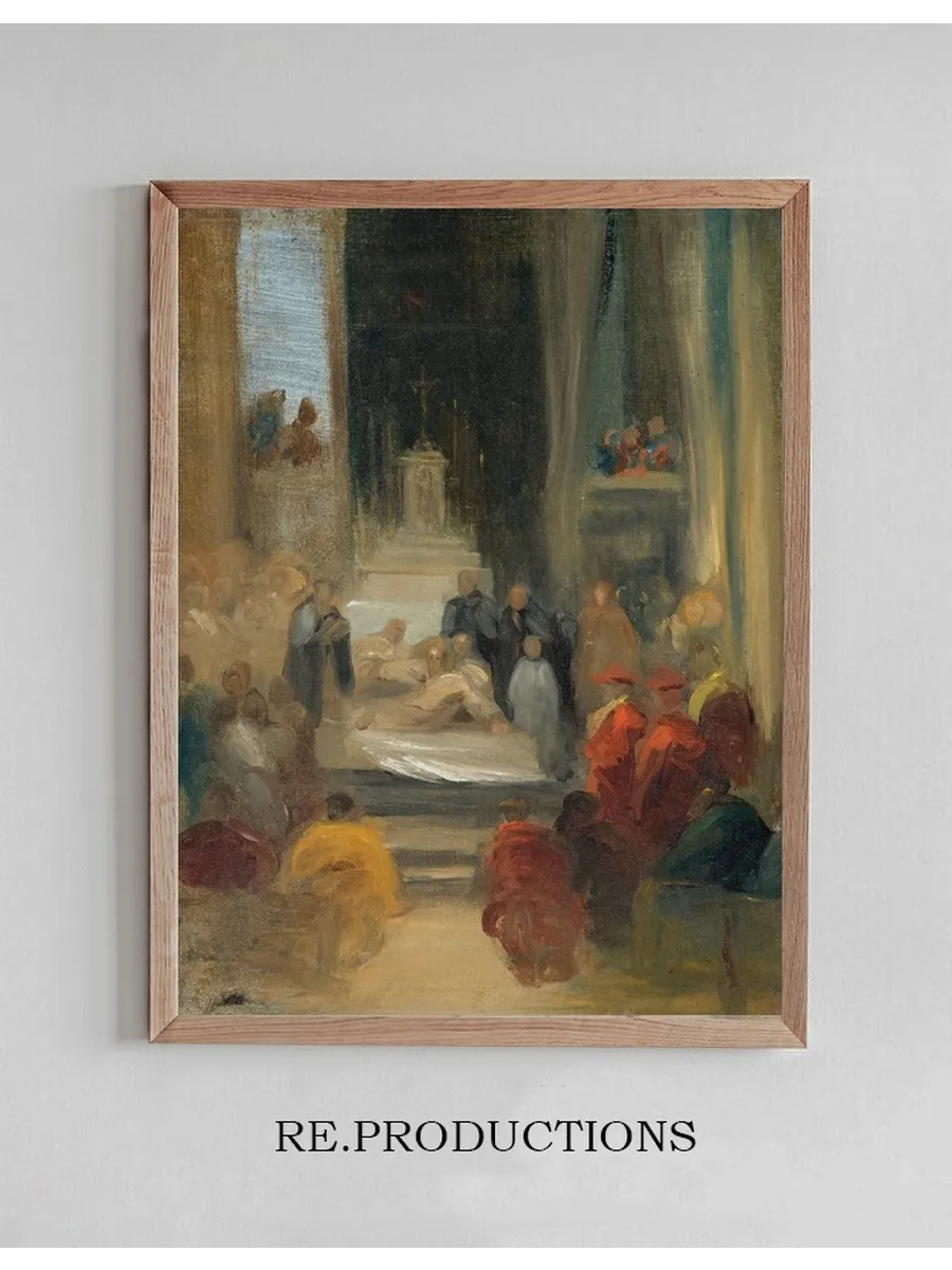 Interior Of A Church Ordination Of Carmelites
