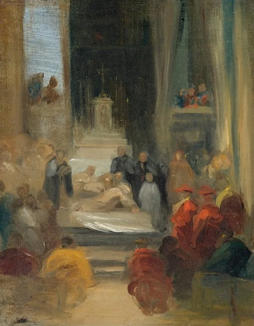 Interior Of A Church Ordination Of Carmelites
