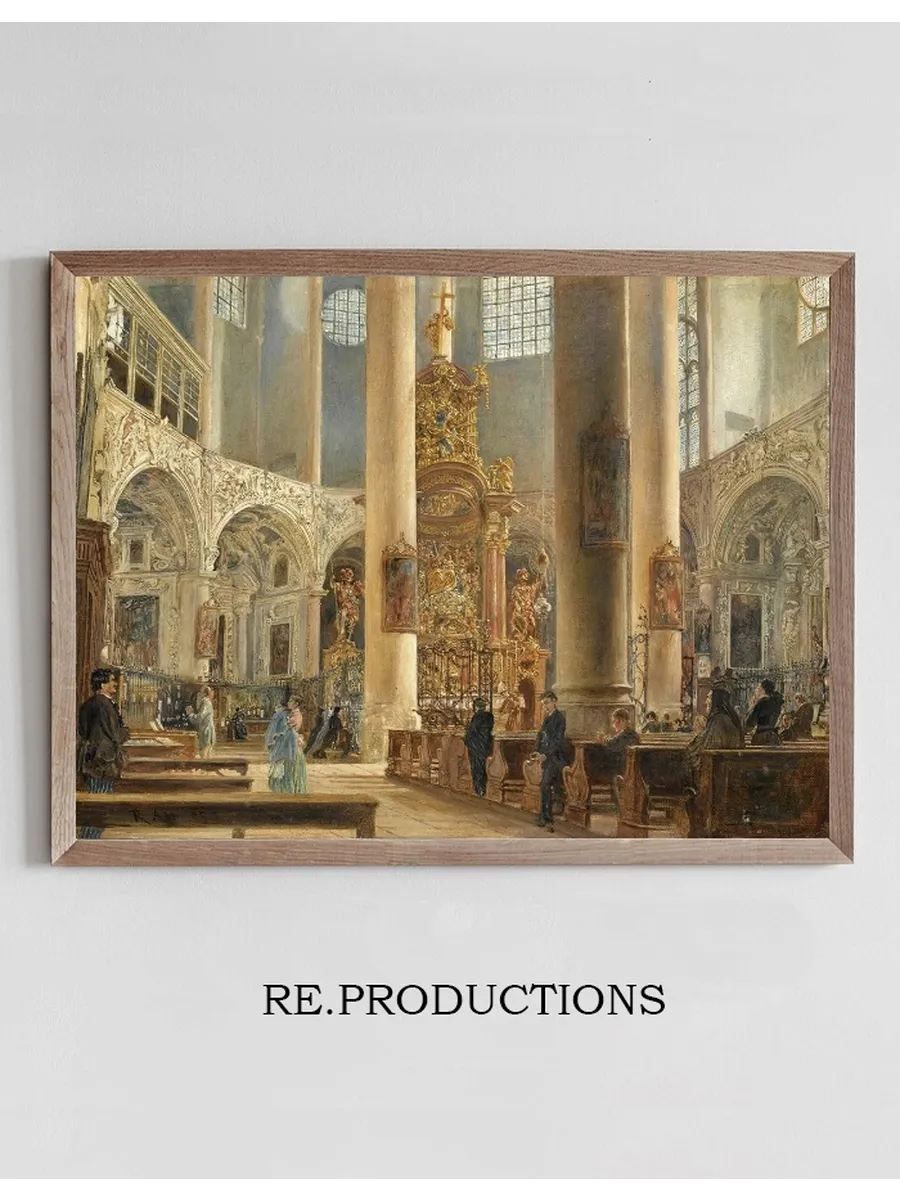 Interior Of The Franciscan Church, Salzburg