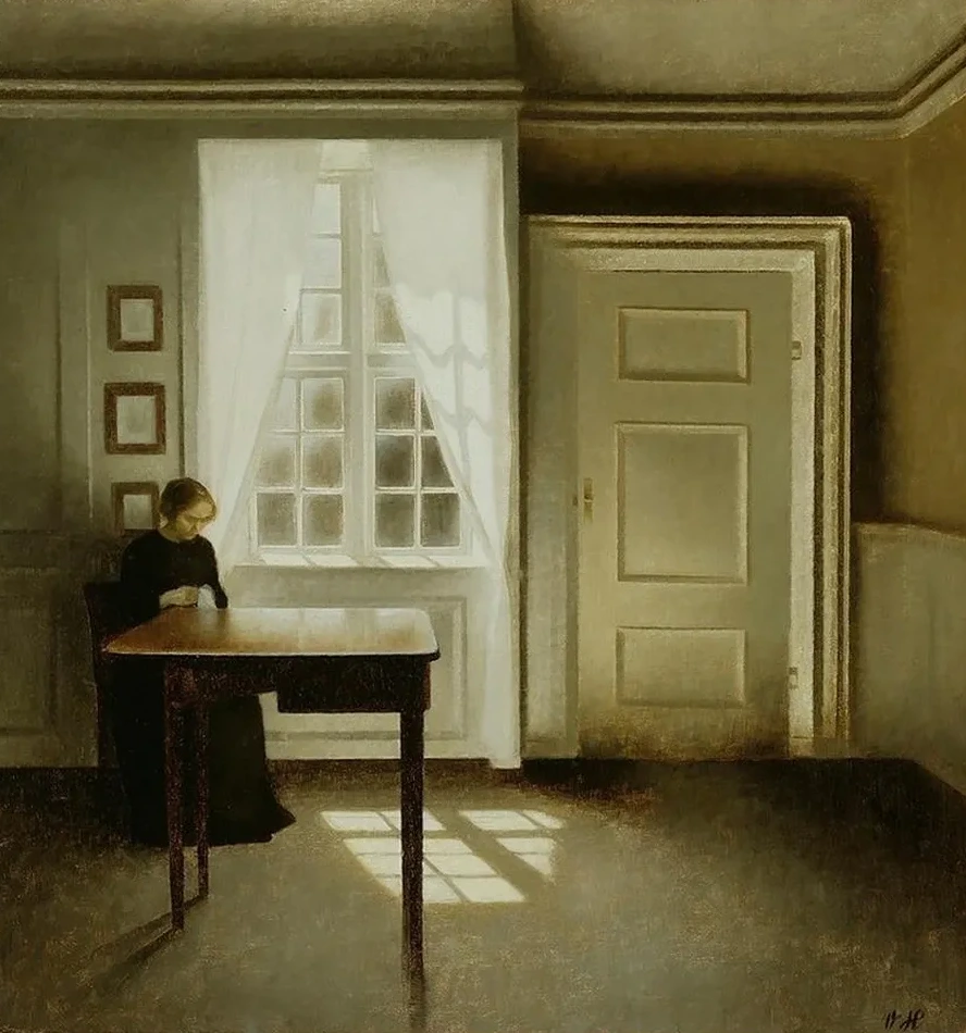 Interior With A Lady