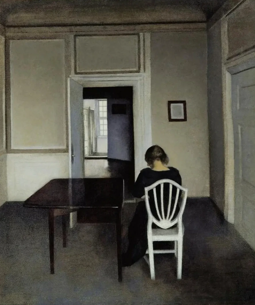 Interior With Idain A White Chair
