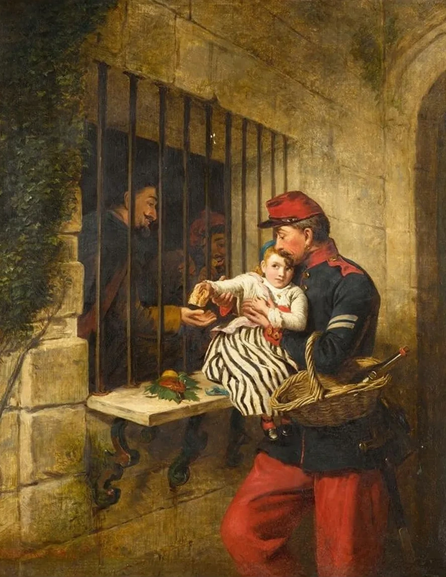 Interior of Marseilles Prison, a Scene from Little Dorrit