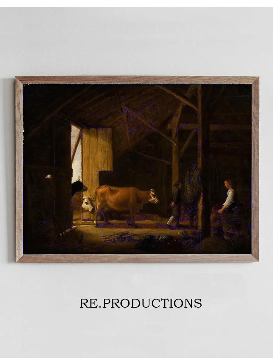 Interior of a Cowshed