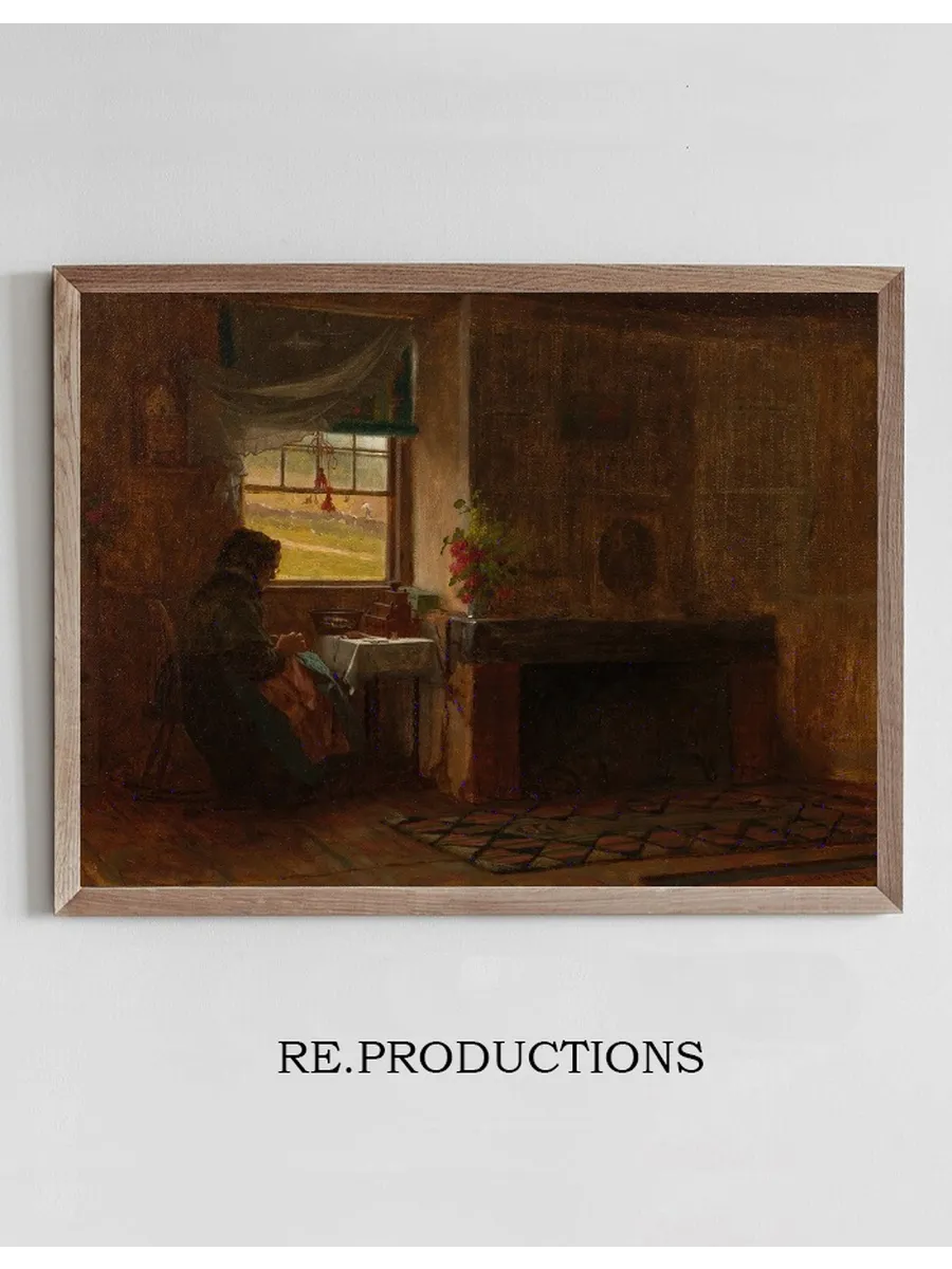 Interior of a Farmhouse in Maine