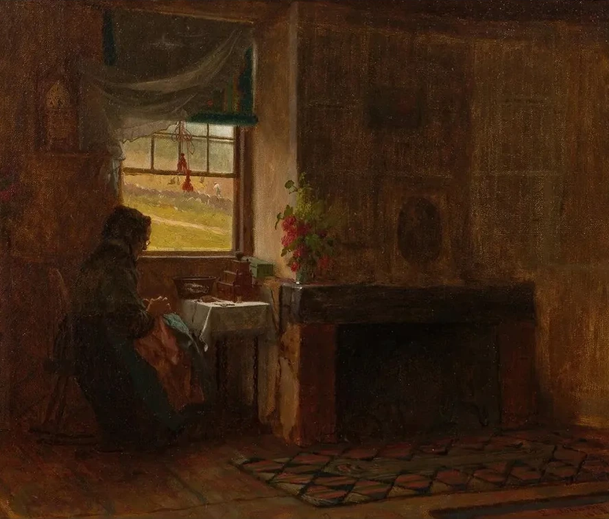 Interior of a Farmhouse in Maine