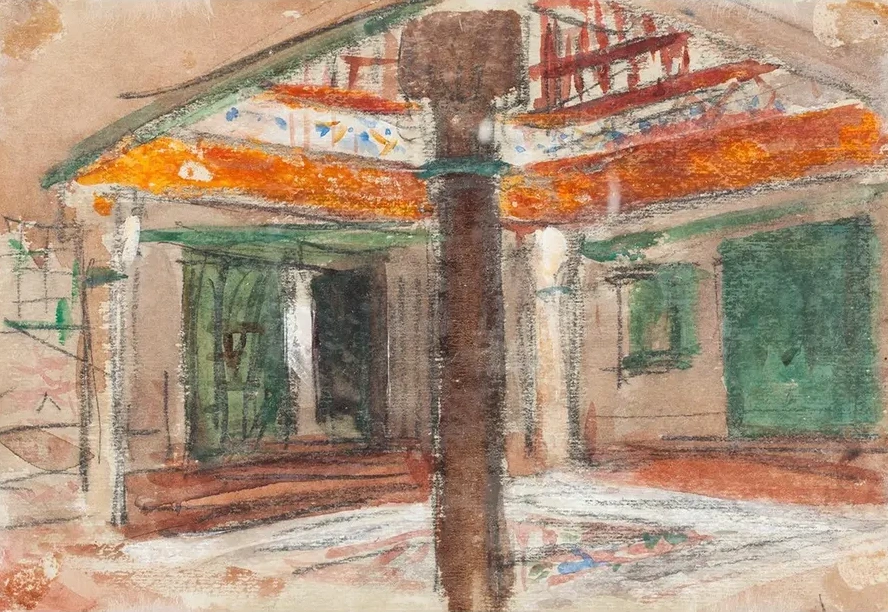 Interior of an Exotic Palace