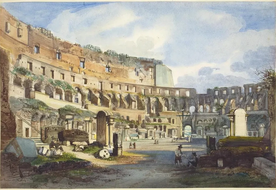 Interior of the Colosseum