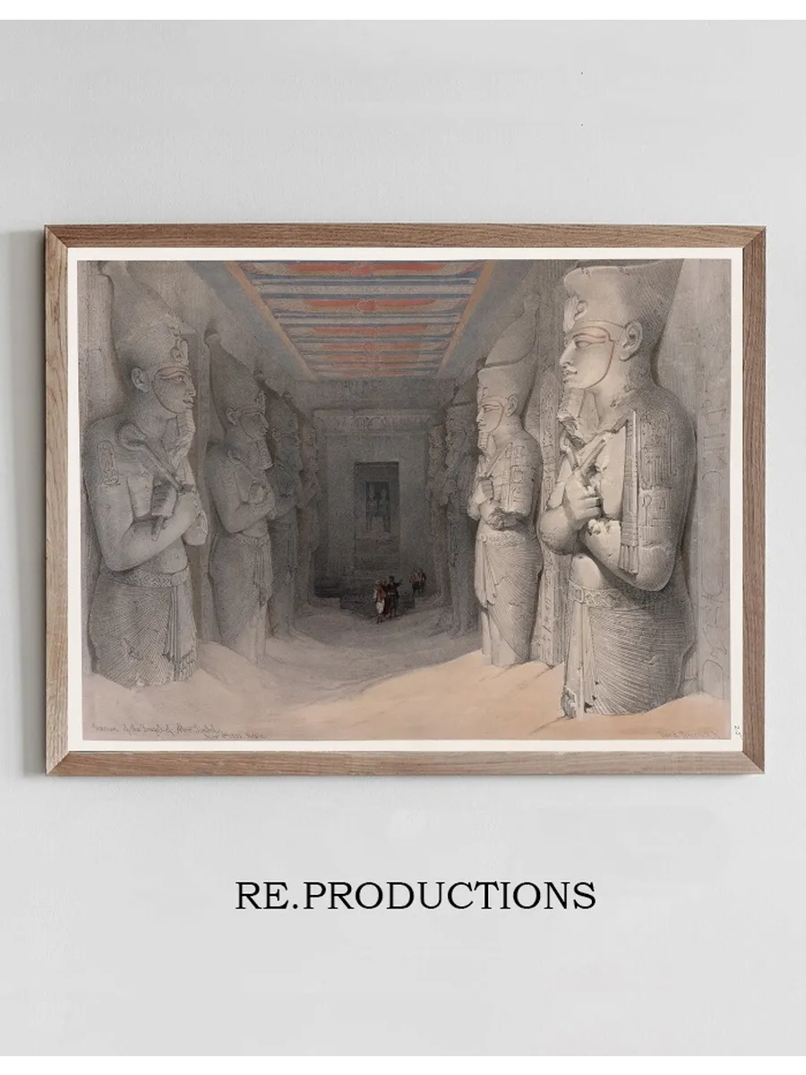 Interior of the Temple of Aboo Simbel. Nov. 9th, 1836. Nubia