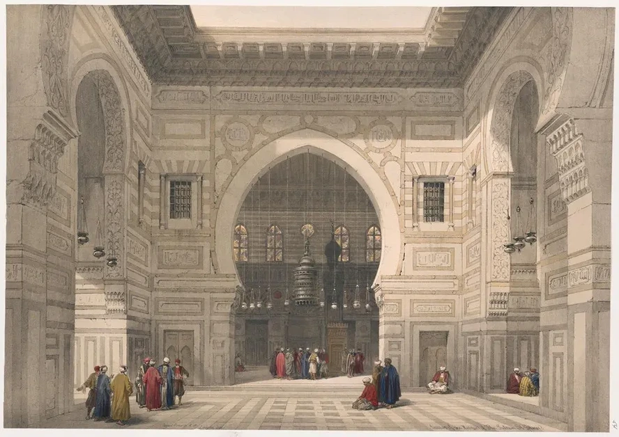 Interior of the Mosque of the Sultan El Ghoree Masjid Al - Ghuri