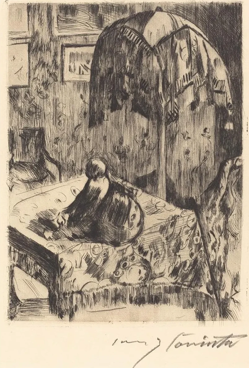 Interior with Floor Lamp (interieur Mit Stehlampe)