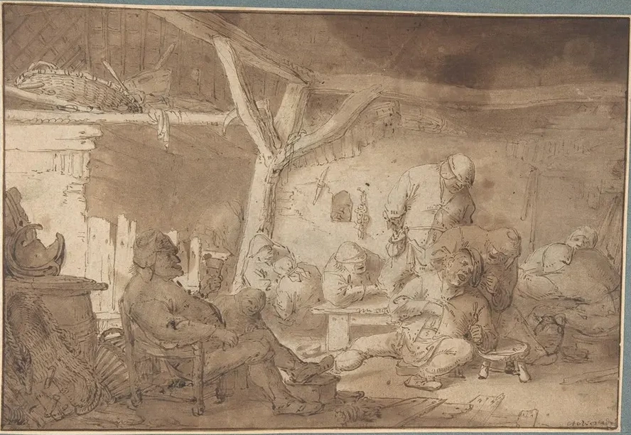 Interior with Peasants