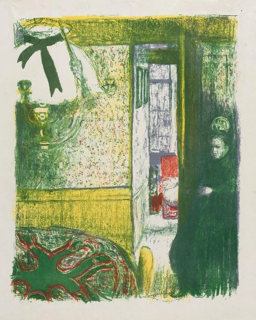 Interior with a Hanging Lamp