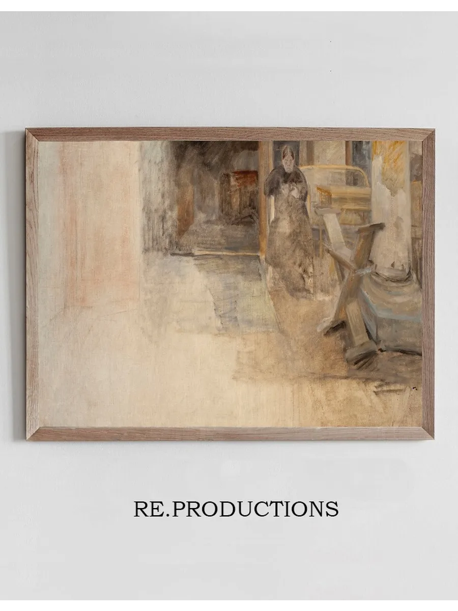 Interior with Artist's Sister, Sketch