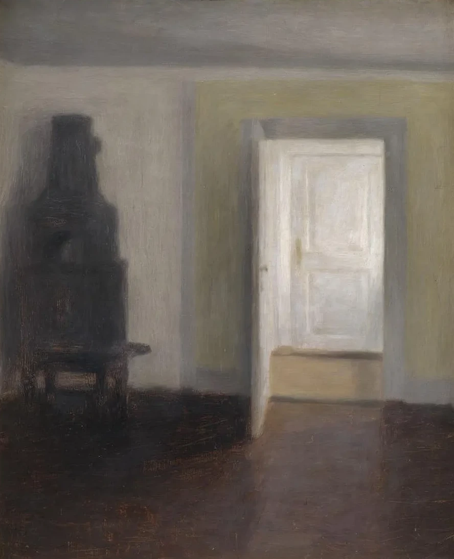 Interior. An Old Stove