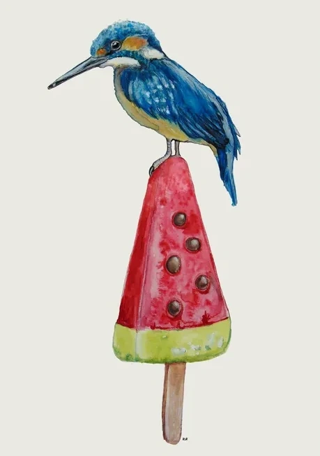 Isfugl p Melonis