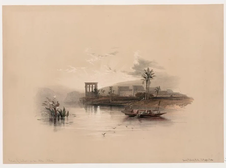 Island of Phil on the Nile, Nubia