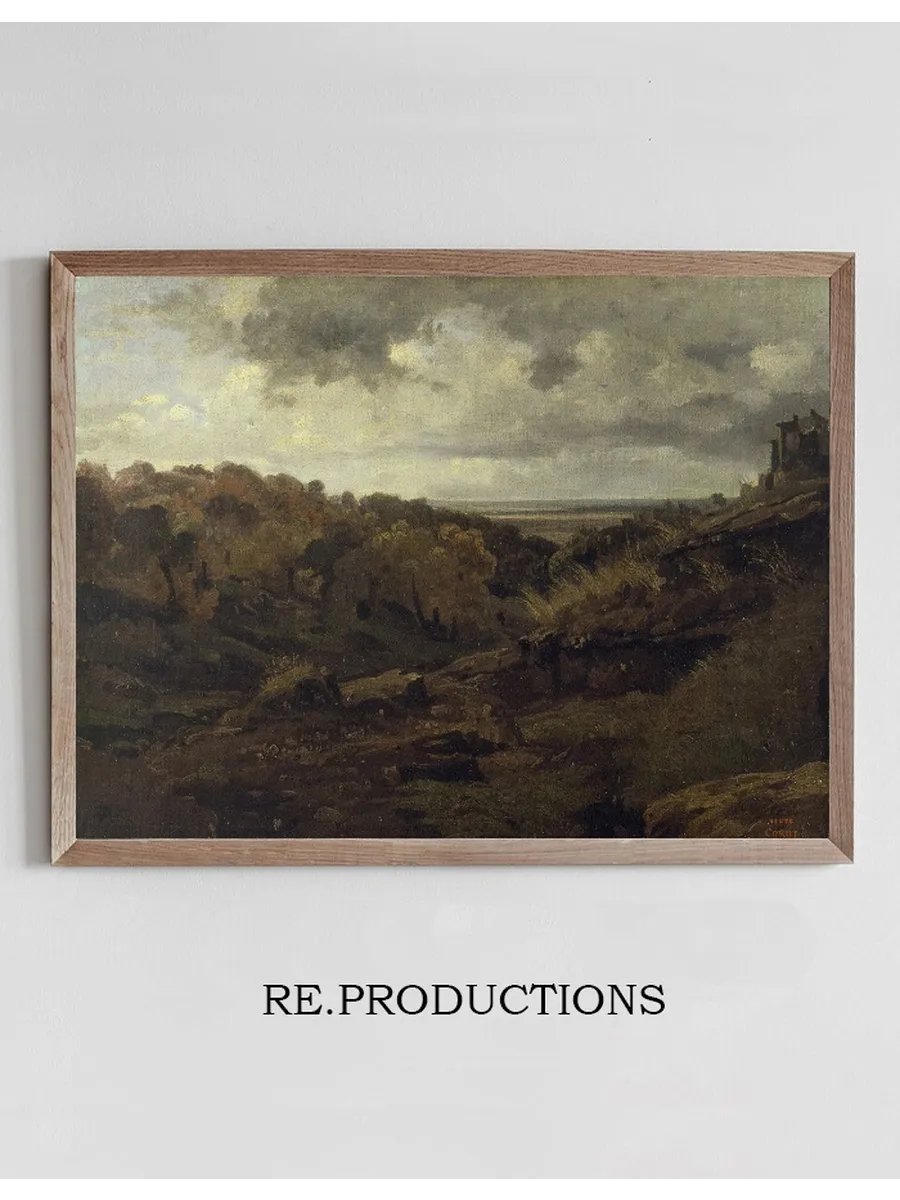 Italian Landscape Near Marino in Autumn