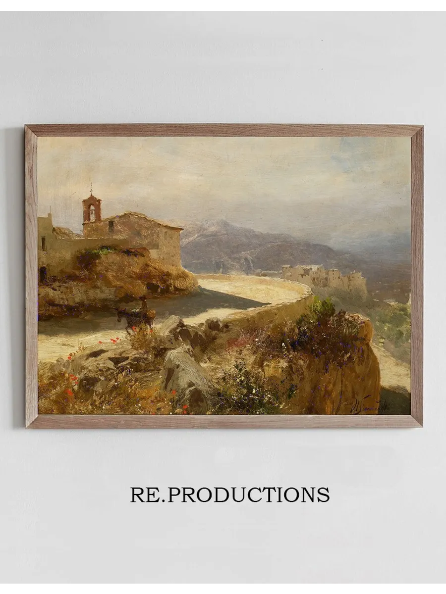 Italian Landscape with a Donkey