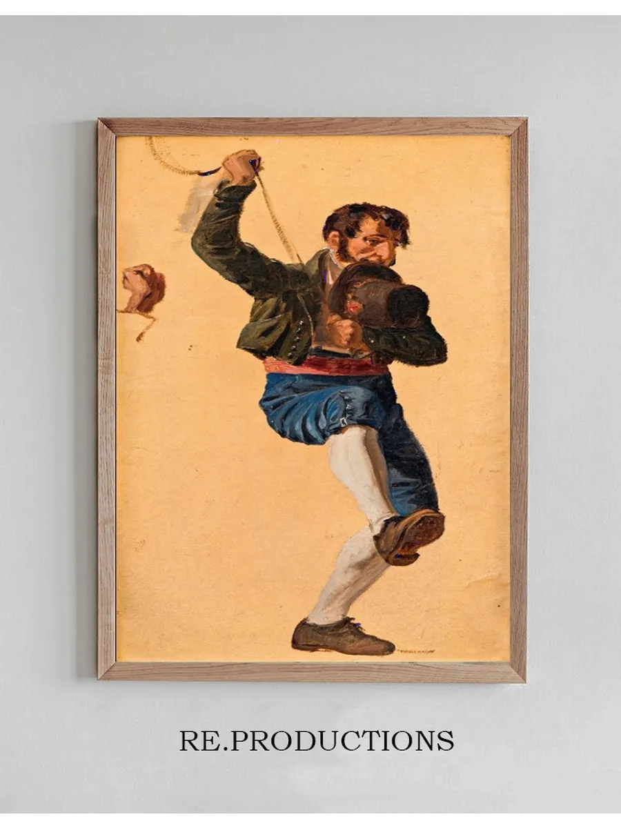 Italian. Study for The St. Anthony Feast Day in Rome