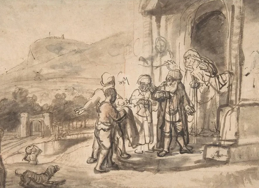 Jacob Receiving Joseph's Blood - Stained Cloak