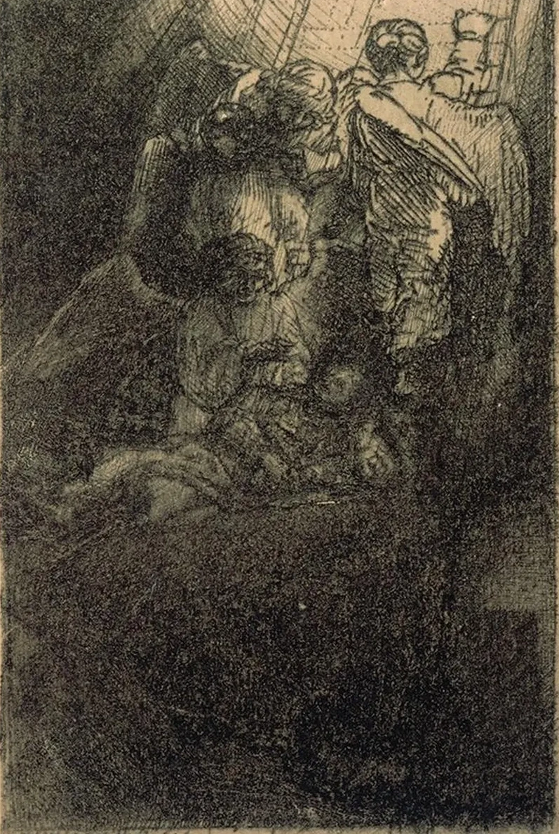 Jacob's Ladder, Illustration for la Piedra Gloriosa