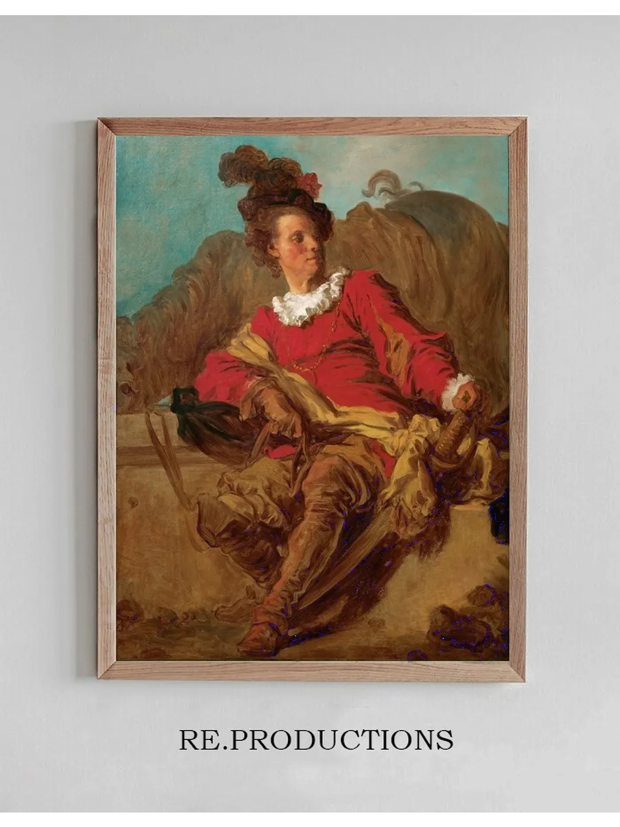 Jean - Claude Richard, Abbot of Saint - Non, Dressed a l Espagnole