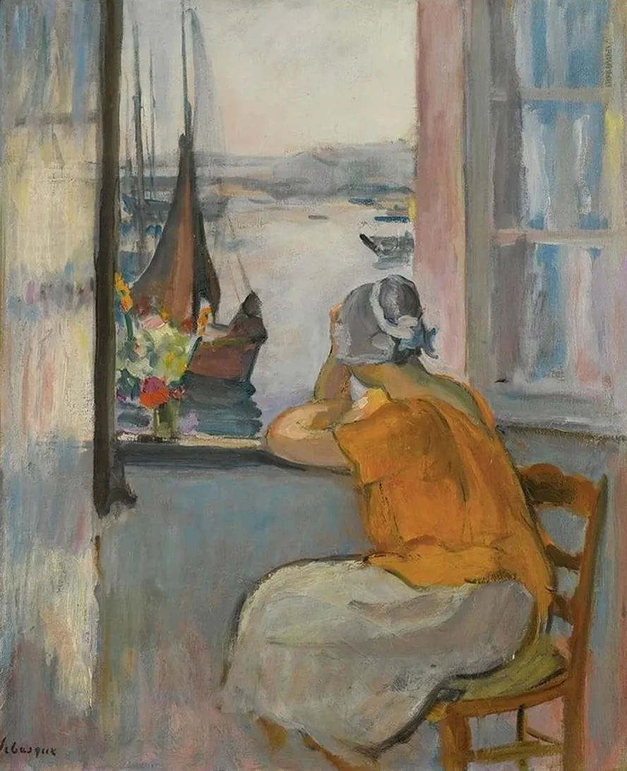 Jeune Femme Devant La Fen tre Ouverte L le D yeu