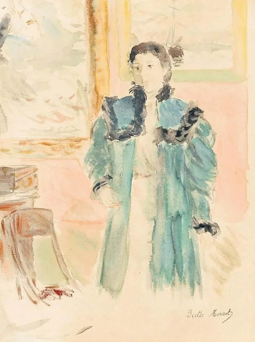 Jeune Fille Au Manteau Vert (Marthe)