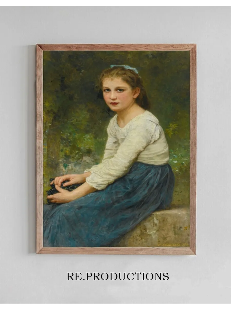 Jeune Fille Aux Raisins