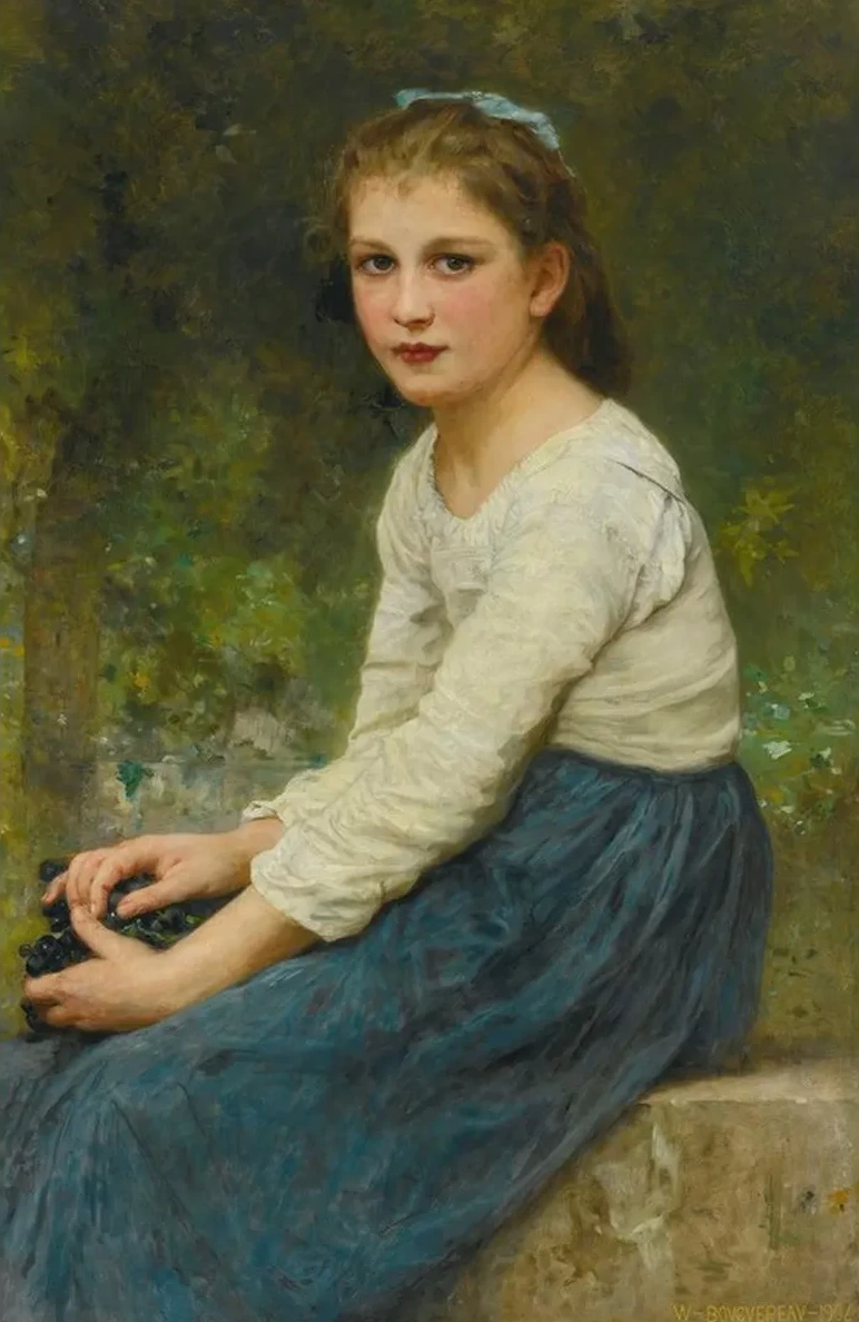 Jeune Fille Aux Raisins