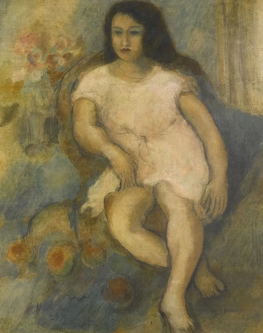 Jeune Femme Assise