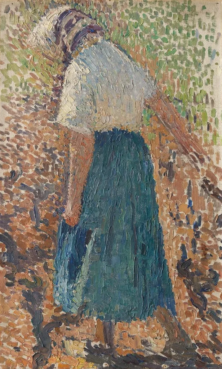 Jeune Femme Dans les Vignes