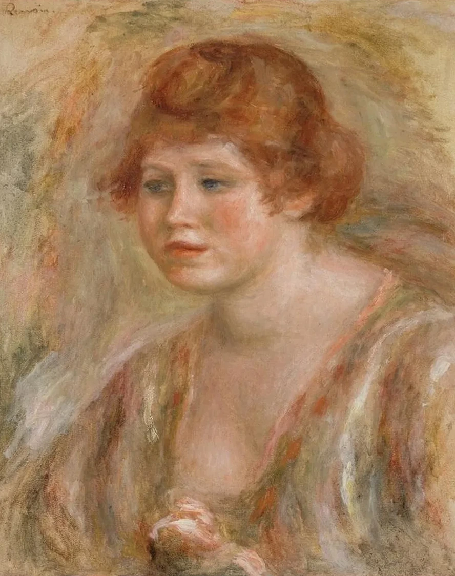Jeune Femme la Rose