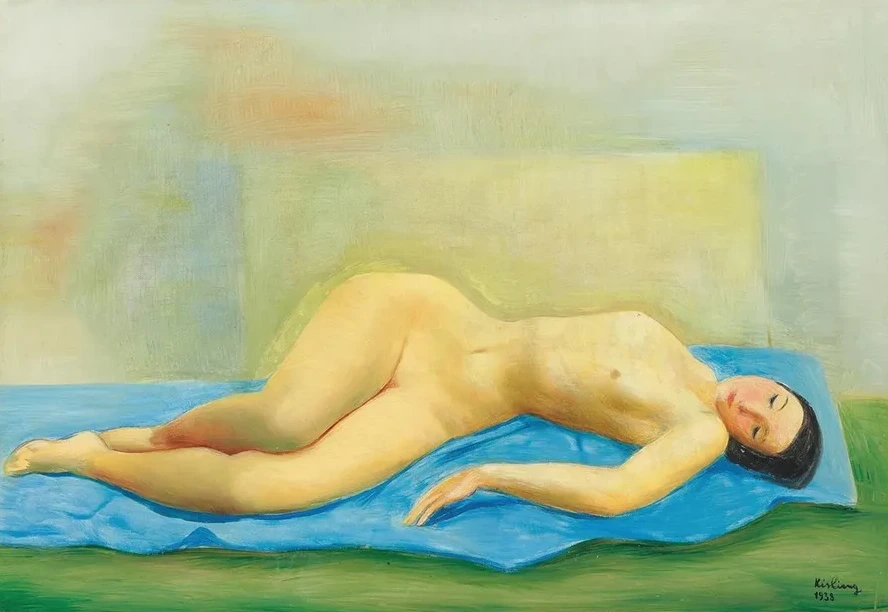 Jeune Femme Nue Tendue
