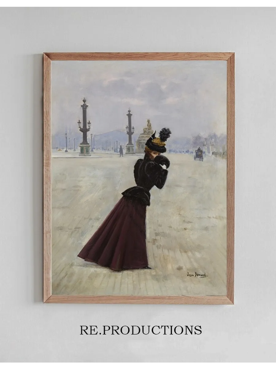 Jeune Femme, Place de la Concorde