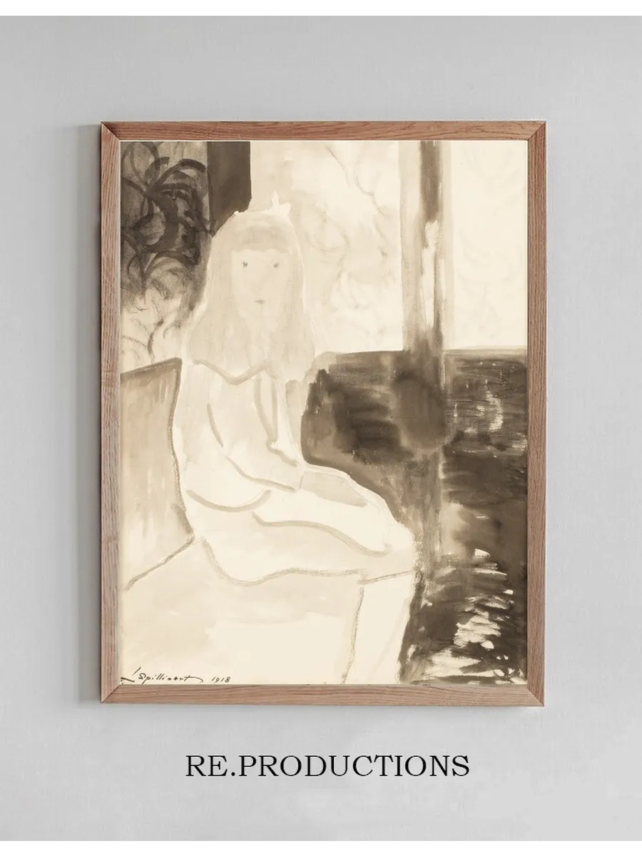 Jeune Fille Assise