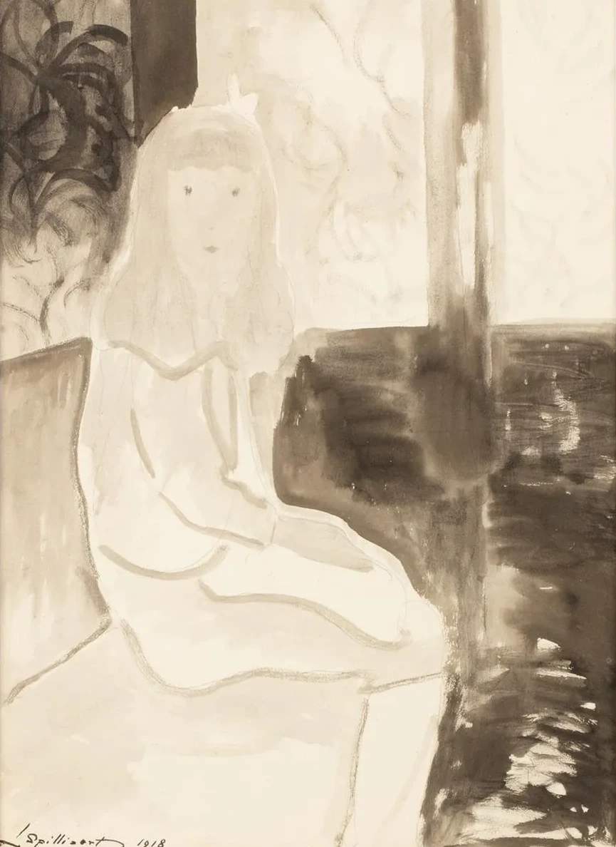 Jeune Fille Assise