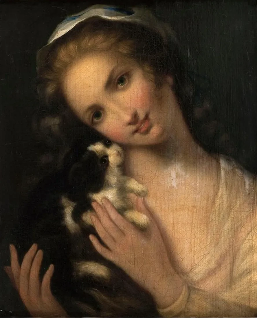 Jeune Fille Au Chat