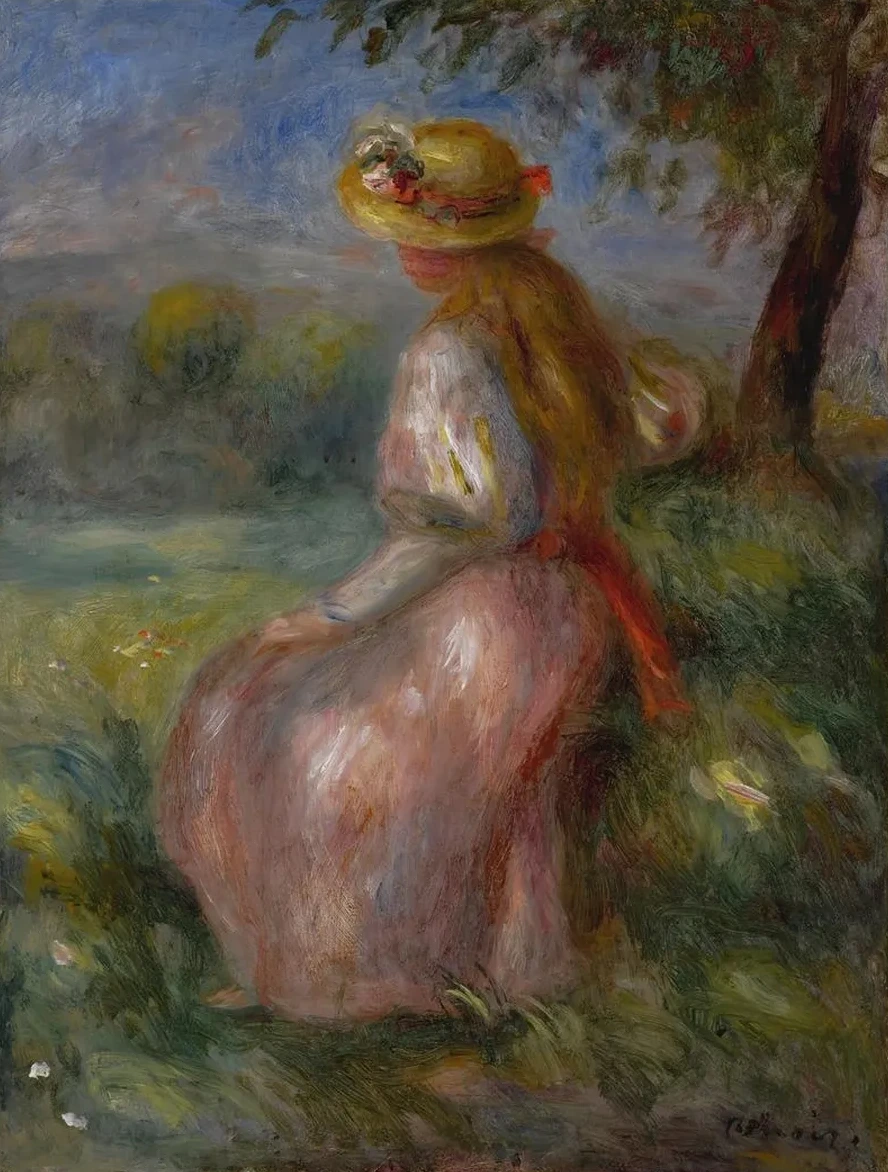 Jeune Fille En Rose