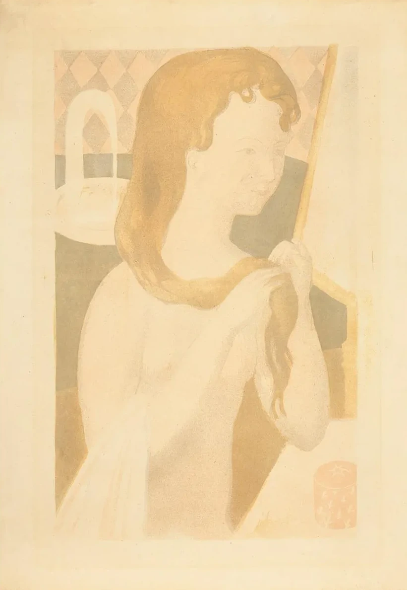Jeune Fille Sa Toilette