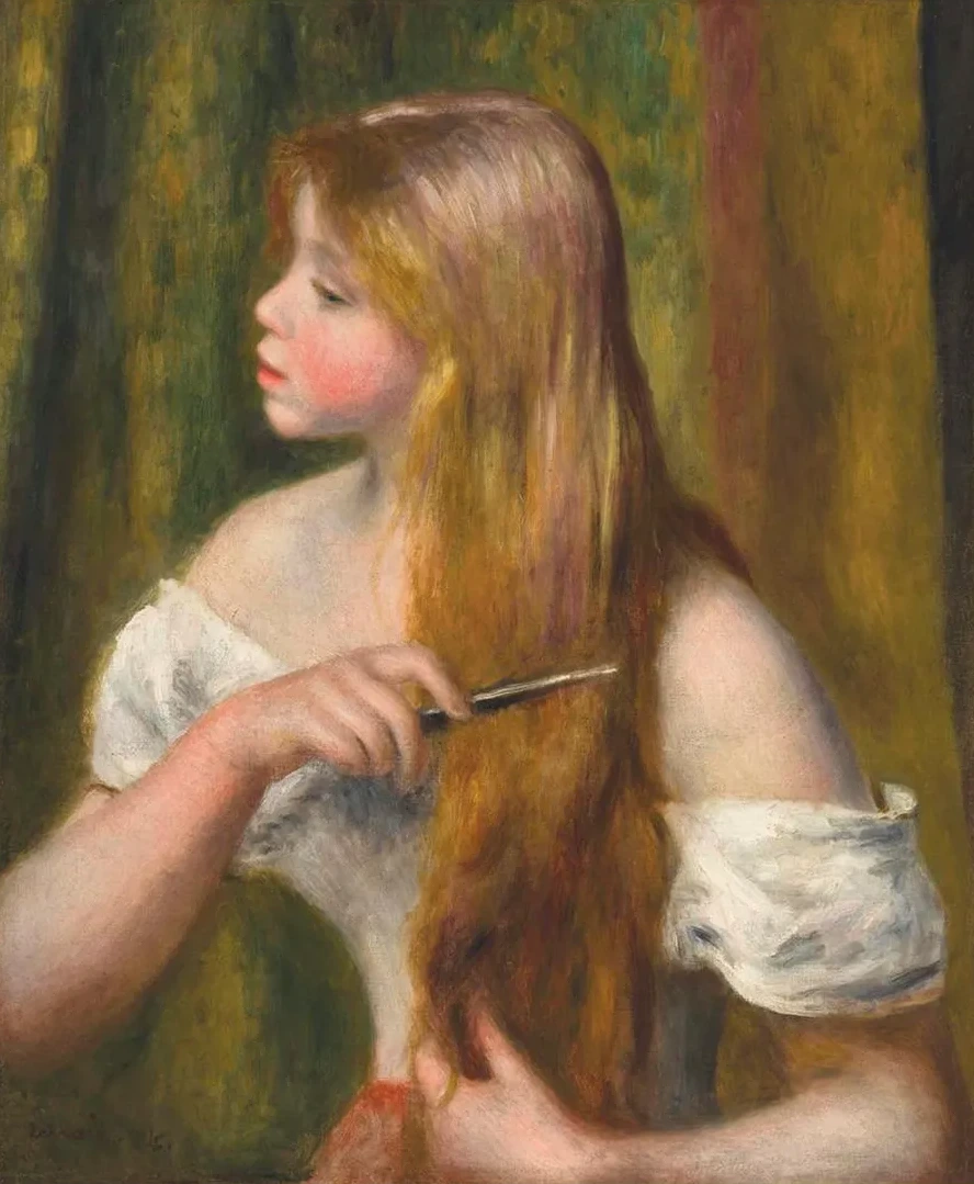 Jeune Fille Se Peignant (la Toilette)
