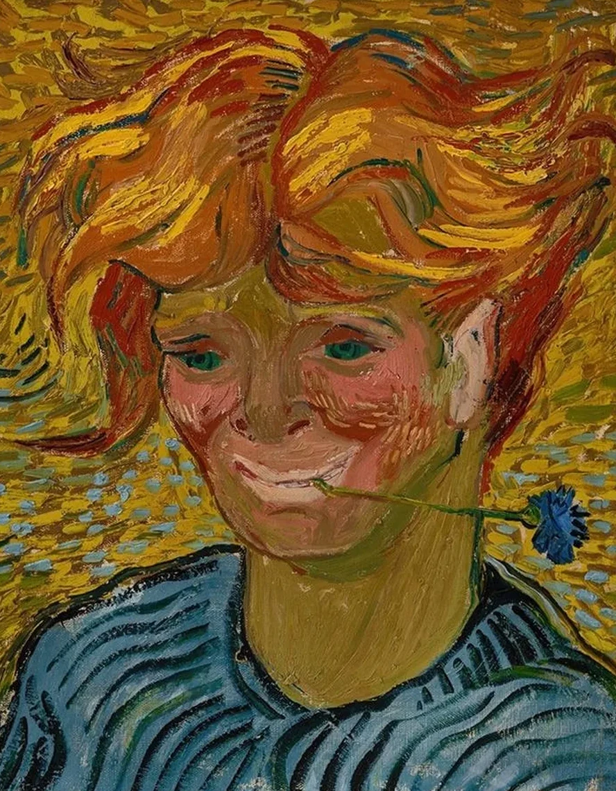Jeune Homme Au Bleuet