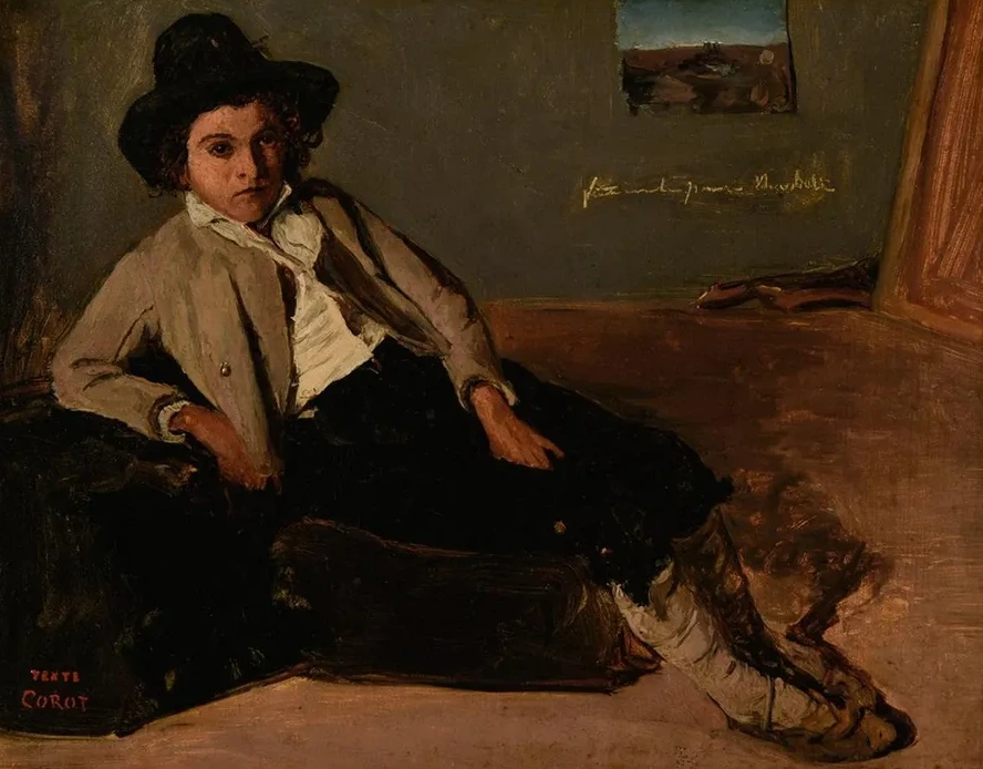 Jeune Italien Assis